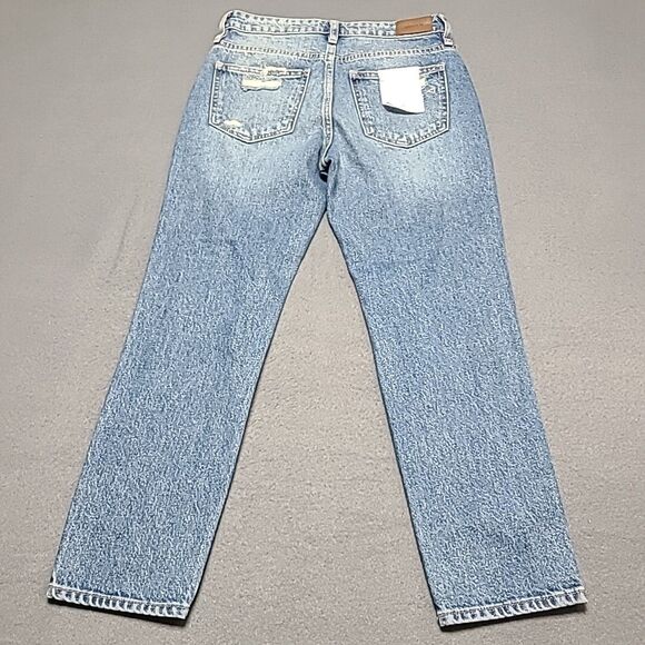 Hidden Womens Jeans 24 Bailey Boyfriend Blue Crop Distressed Ripped Grunge Denim - Picture 7 of 9